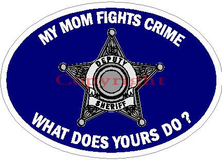 (image for) My Mom Fights Crime What Does Yours Do? Decal