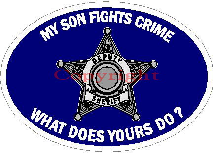 (image for) My Son Fights Crime What Does Yours Do? Decal