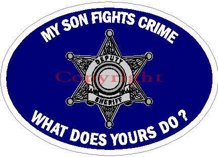 (image for) My Son Fights Crime What Does Yours Do? Decal