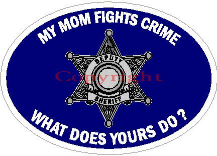 (image for) My Mom Fights Crime What Does Yours Do? Decal