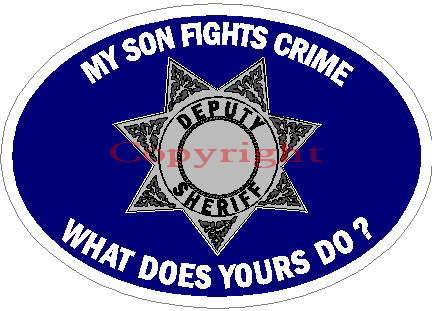 (image for) My Son Fights Crime What Does Yours Do? Decal