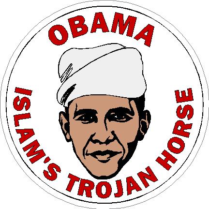 (image for) Obama Islams Trojan Horse Decal