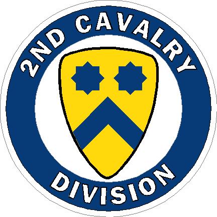 (image for) U.S. Army 2ND Cavalry Division Decal