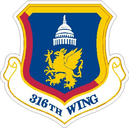(image for) U.S. Air Force 316Th Wing Decal