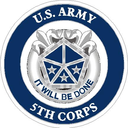 (image for) U.S. Army 5Th Corps Decal