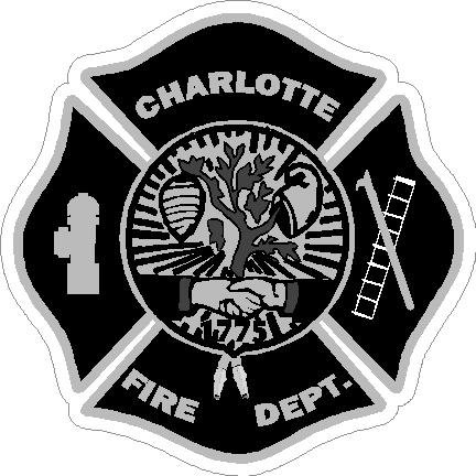 (image for) Charlotte Fire Dept. Subdued Decal