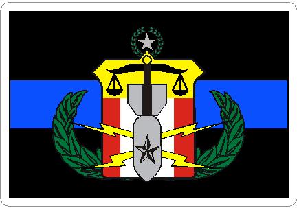 (image for) Thin Blue Line HDS EOD Master Crab Decal