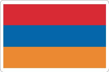(image for) Armenia Flag Decal