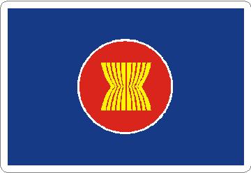(image for) Association of Southeast Asian Nations Flag Decal