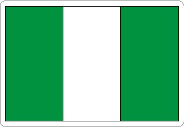 (image for) Nigeria Flag Decal