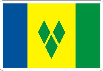 (image for) St Vincent And The Grenadines Flag Decal