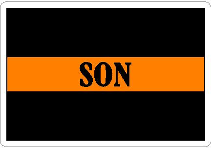 (image for) Orange Line Son Fugitive Recovery Decal