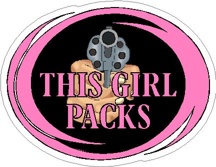 (image for) This Girl Packs Decal