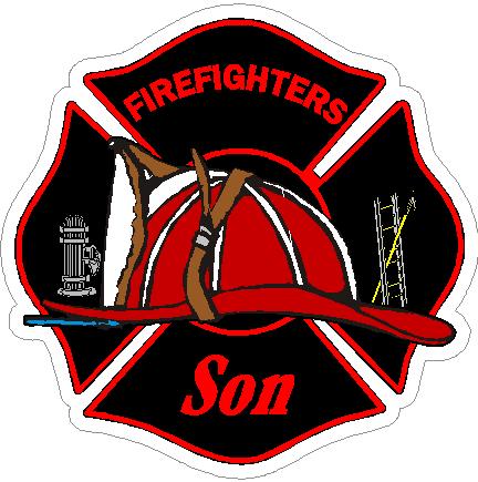 (image for) Firefighters Son Decal