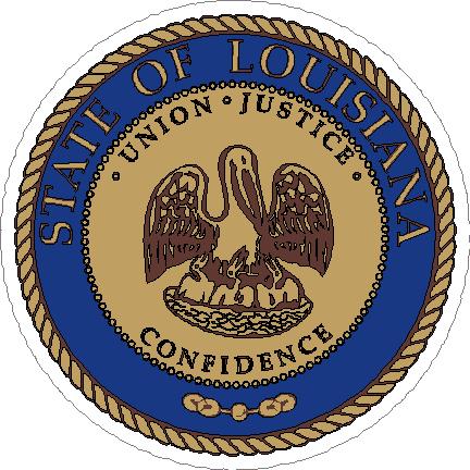 (image for) Louisiana State Seal Decal