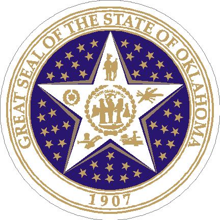 (image for) Oklahoma State Seal Decal