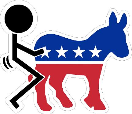 (image for) Screw Democrats Decal