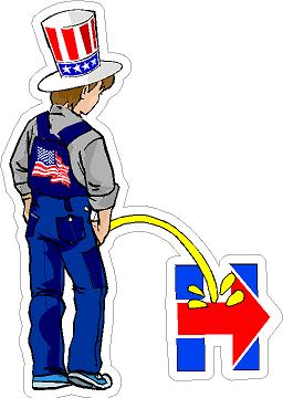(image for) Pee On Hillary Decal