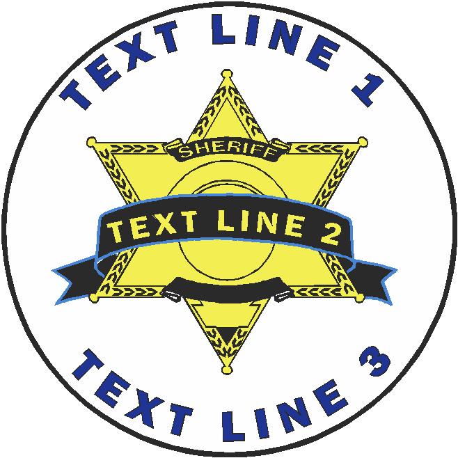 (image for) Sheriffs Dept. Memorial Decal