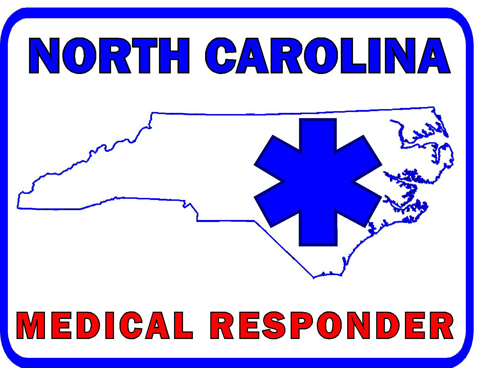 (image for) North Carolina Medical Responder Decal